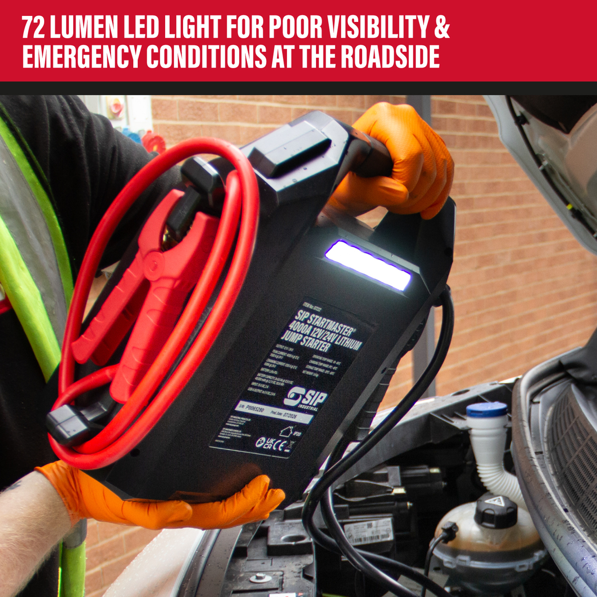 SIP 4000A 12V/24V Lithium Jump Starter
